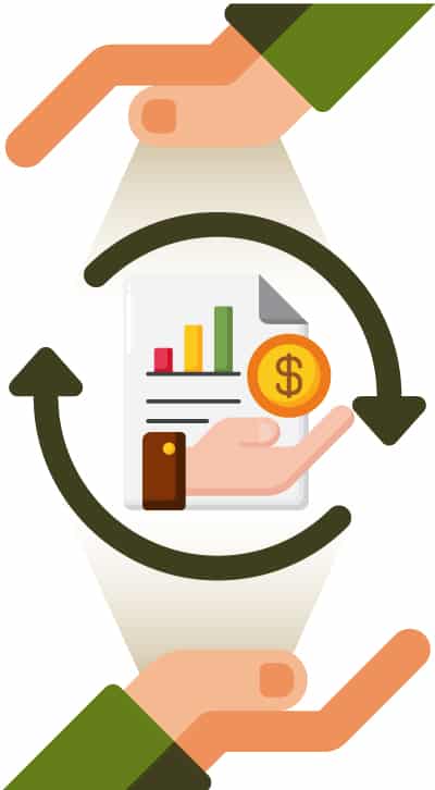 Financial Services Hands Icon